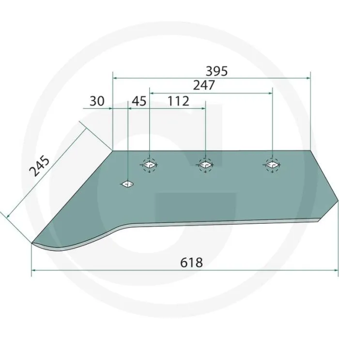 SNAVELSCHAAR LINKS, 14"  PASSEND VOOR LICHAAM: C, N, P