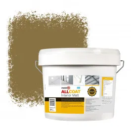 ZINSSER ALLCOAT INTERIOR MUURVERF RAL 8000 GROENBRUIN  10 LITER